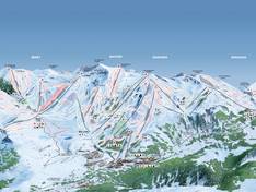Trail map Baqueira/Beret
