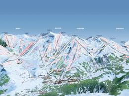 Trail map Baqueira/Beret