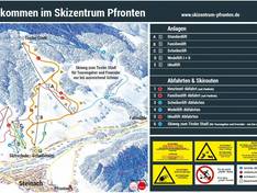 Trail map Skizentrum Pfronten