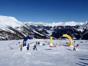 Access to the snowpark and the Funline Schöneben