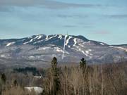 View of the ski area from the road