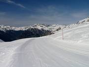 High-altitude cross-country trail at Boulevard des Lacs