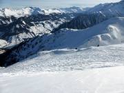 Ski route Heuwand-Steilhang (at the Gratlift)