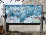 Trail map in Ischgl