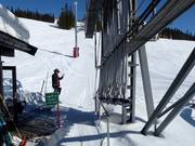 The staff at the platter lift greets you in a friendly manner.
