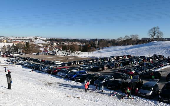 Ostallgäu: access to ski resorts and parking at ski resorts – Access, Parking Nesselwang – Alpspitze (Alpspitzbahn)