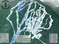 Trail map Harper Mountain