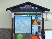 Info station in the ski area