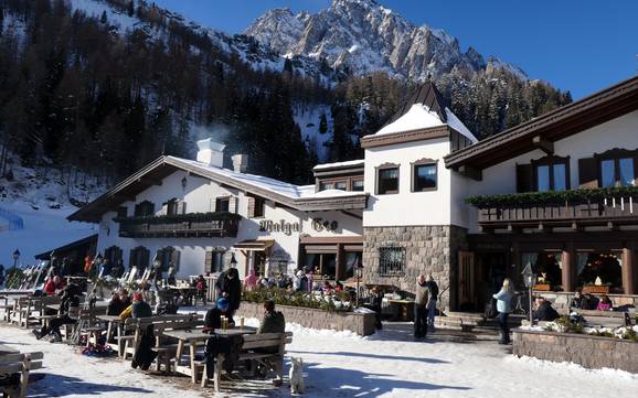 Huts, mountain restaurants  San Martino di Castrozza/​Passo Rolle/​Primiero/​Vanoi – Mountain restaurants, huts San Martino di Castrozza