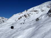 Deep powder slopes at Trittkopf