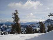 Slope with a view of Lake Tahoe
