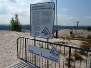 Information board at the mountain station