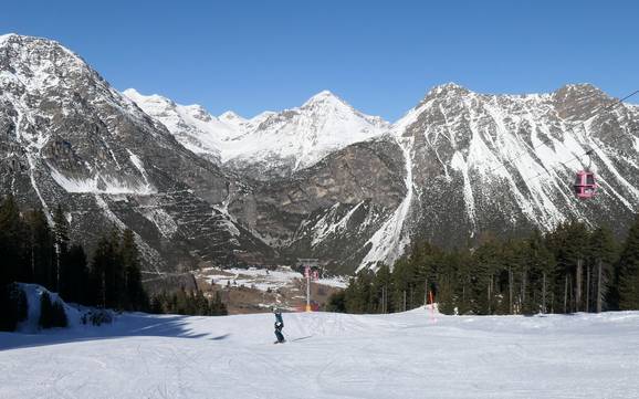 Highest ski resort in the Valdidentro – ski resort Cima Piazzi/San Colombano – Isolaccia/Oga