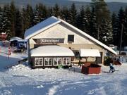 Ski hut at the valley station