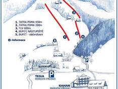 Trail map Solisko – Horní Bečva