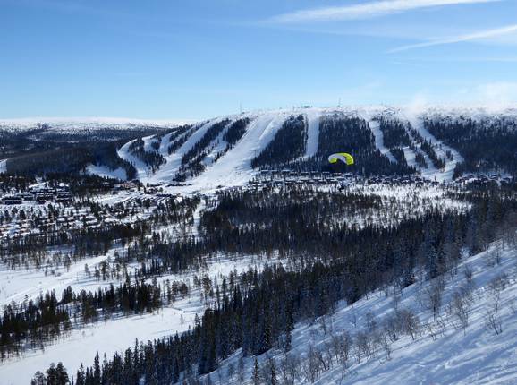 View from Hundfjället towards Tandådalen