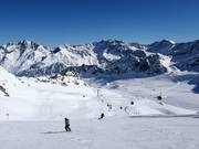 View over Kaunertal Glacier