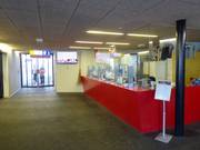 Well-maintained ticket area in Blatten