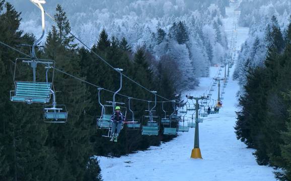 Ski lifts Cham – Ski lifts Hohenbogen – Neukirchen bei Hl. Blut