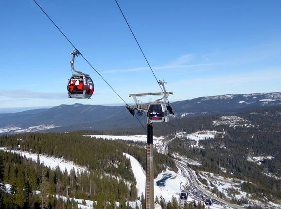 Arber-Gondelbahn - 6pers. Gondola lift (monocable circulating ropeway)