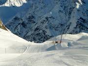Blue Hirschtal slope at the drag lift
