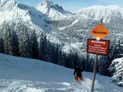 Ski route at Loischkopf