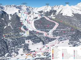 Trail map Ladurns