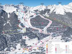 Trail map Ladurns