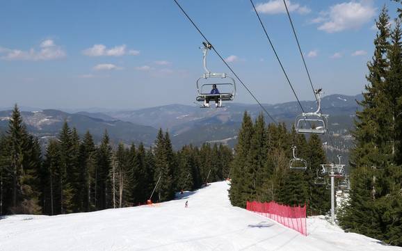 Biggest height difference in the Rhodope Mountains – ski resort Mechi Chal – Chepelare