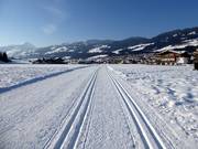 Cross-country trail from Kirchberg into the Brixental