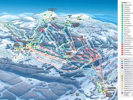 Trail map Hafjell