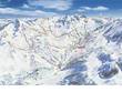 Trail map of the ski resort Obertauern