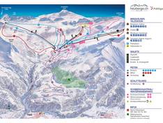Trail map Fideriser Heuberge – Arflina