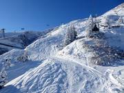 View of the Kristall ski route