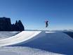 Snow parks Rosengarten Group (Catinaccio) – Snow park Alpe di Siusi (Seiser Alm)