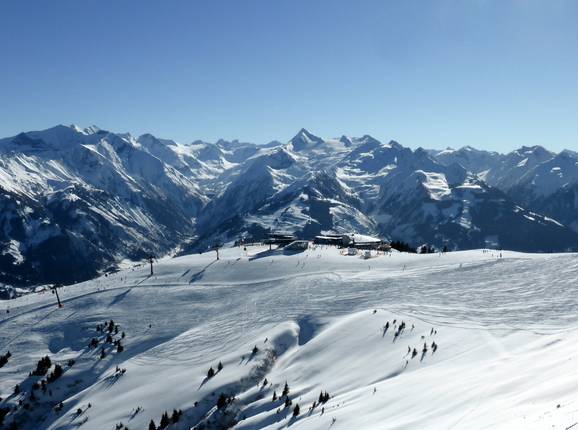 View from the Schmittenhöhe towards the Kitzsteinhorn