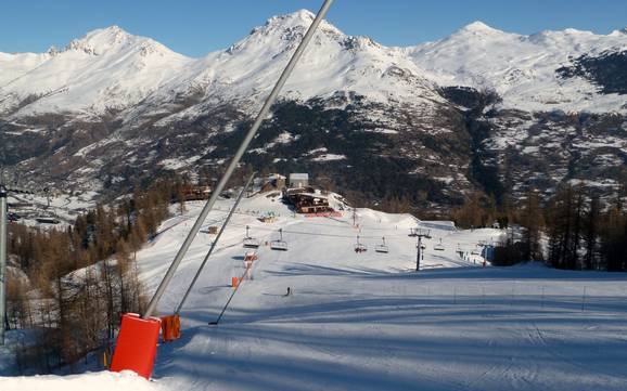 Snow reliability Vallée de la Guisane – Snow reliability Serre Chevalier – Briançon/Chantemerle/Villeneuve-la-Salle/Le Monêtier-les-Bains