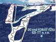 Trail map of the ski resort Komáří vížka – Horní Krupka