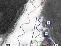 Trail map Vångabacken