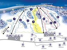 Trail map Kunčice – Pod Snezníkem
