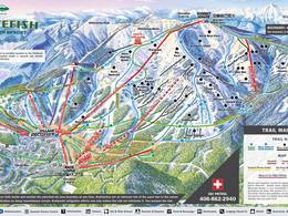 Trail map Whitefish Mountain Resort