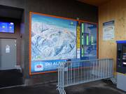 Information board at the Kreischberg 10-seater valley station