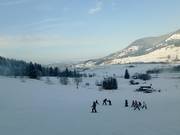Easy slopes at the Wank lifts