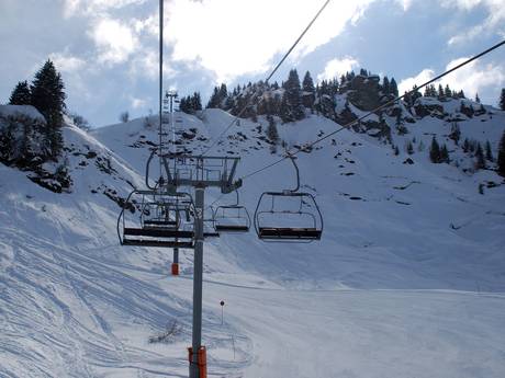 Ski lifts Val d'Arly – Ski lifts Espace Diamant – Les Saisies/Notre-Dame-de-Bellecombe/Praz sur Arly/Flumet/Crest-Voland