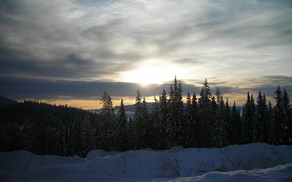 Skiing near Whitefish