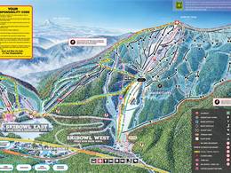 Trail map Mt. Hood Skibowl
