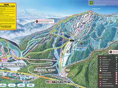 Trail map Mt. Hood Skibowl