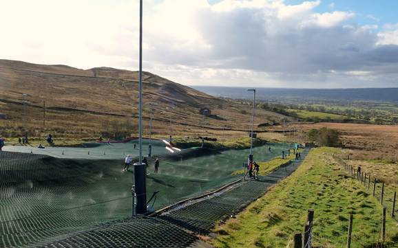 Skiing near Clitheroe