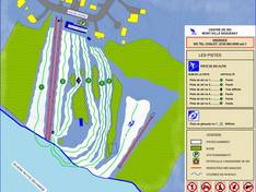 Trail map Mont Villa Saguenay