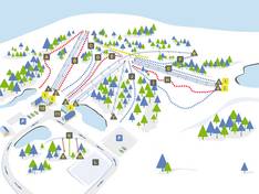 Trail map Milzkalns